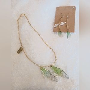 Dragon fly jewelry set